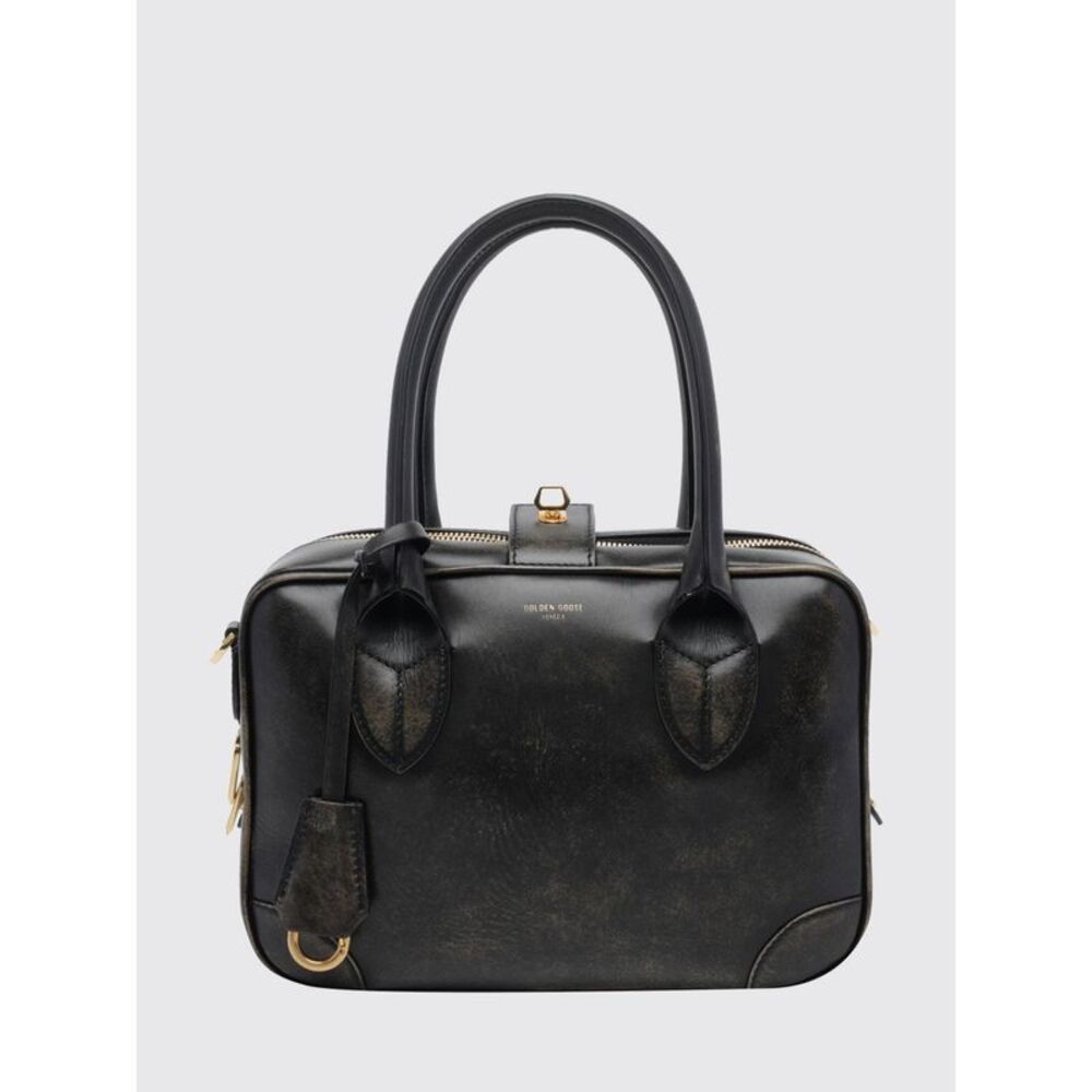Vita Golden Goose Handbag In Distressed-Effect Leather With Shoulder Strap